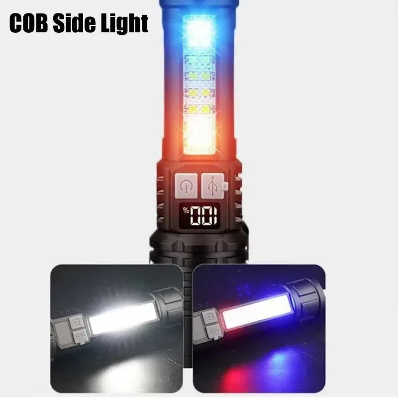 Powerful LED Flashlight –Rechargeab le Torch for Camping