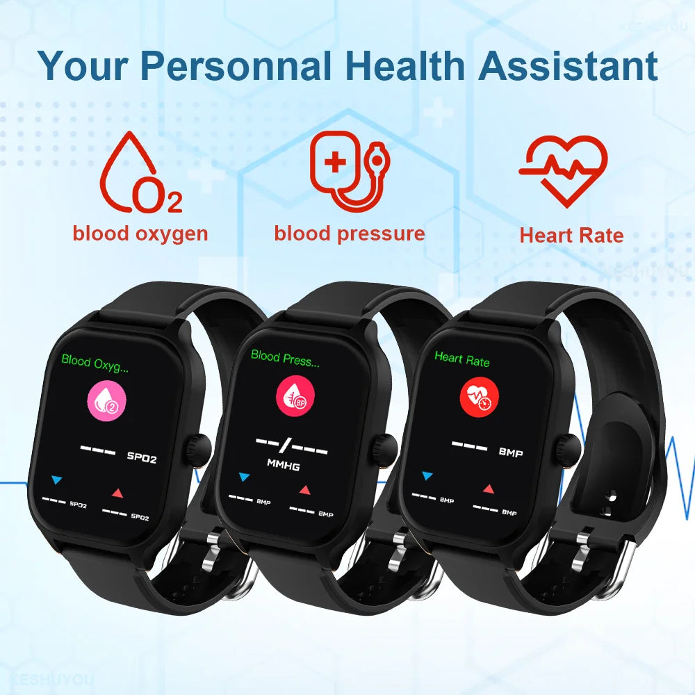 KESHUYOU New Smart Watch H9 Pro MAX 2.01-inch HD Display Bluetooth Call Message Alert Sports Mode Smartwatch For Men Women