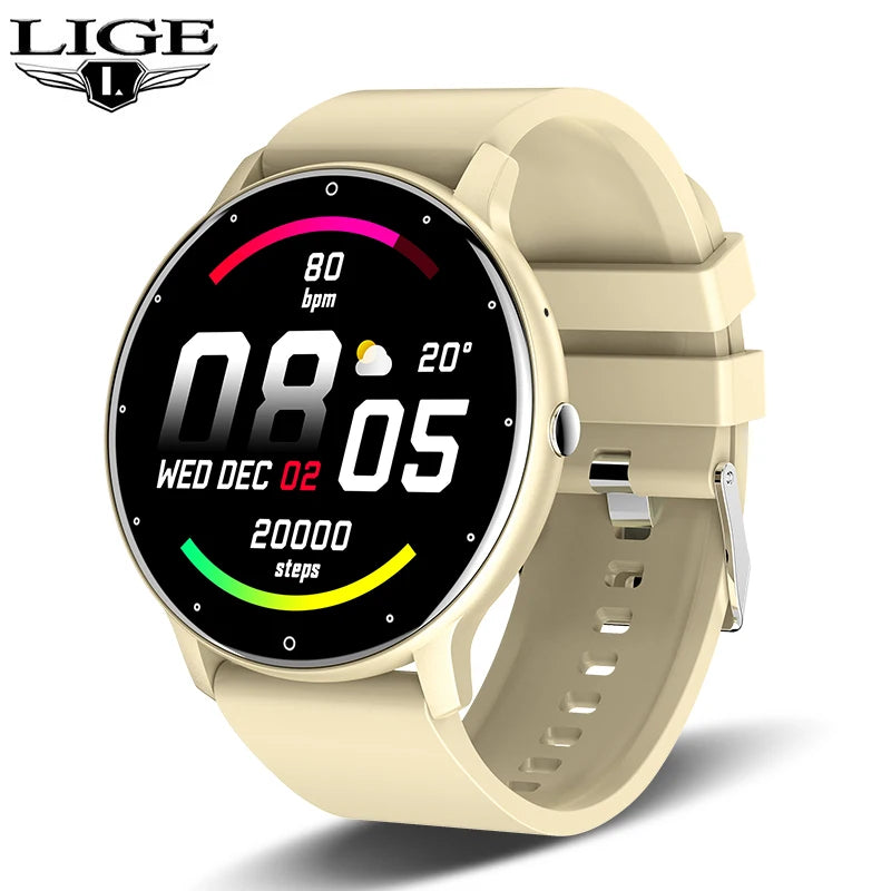 LIGE Smart Watch – Bluetooth 5.2 Waterproof Fitness Tracker with Calls