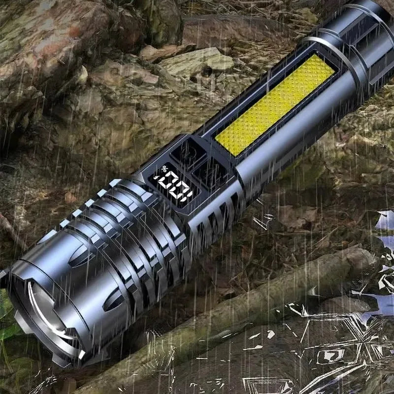 Powerful LED Flashlight –Rechargeab le Torch for Camping