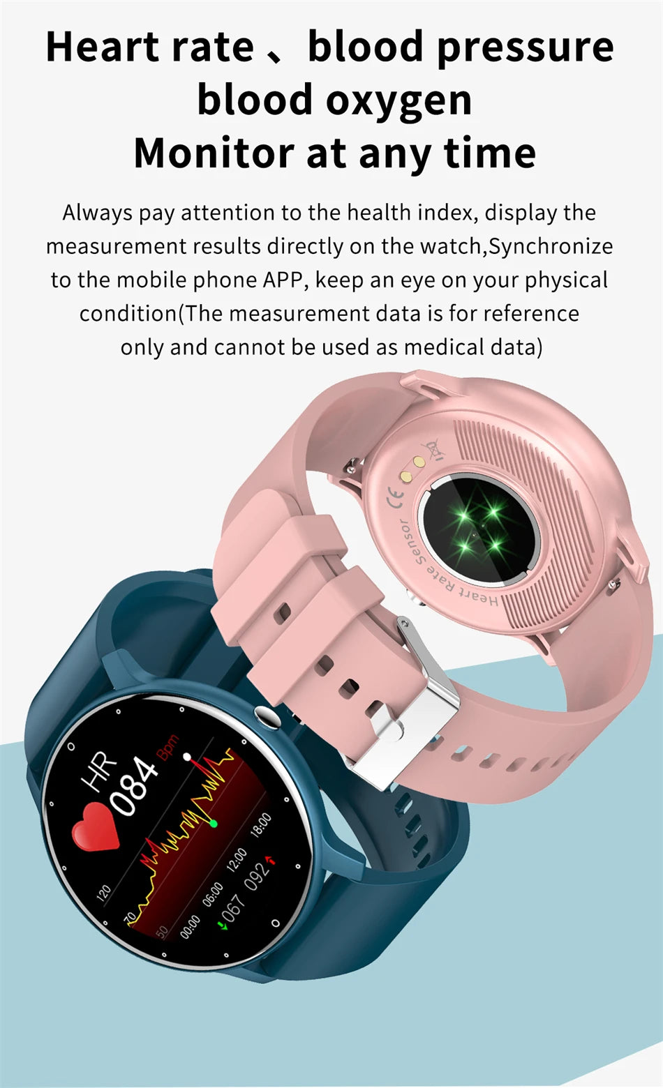 LIGE Smart Watch – Bluetooth 5.2 Waterproof Fitness Tracker with Calls