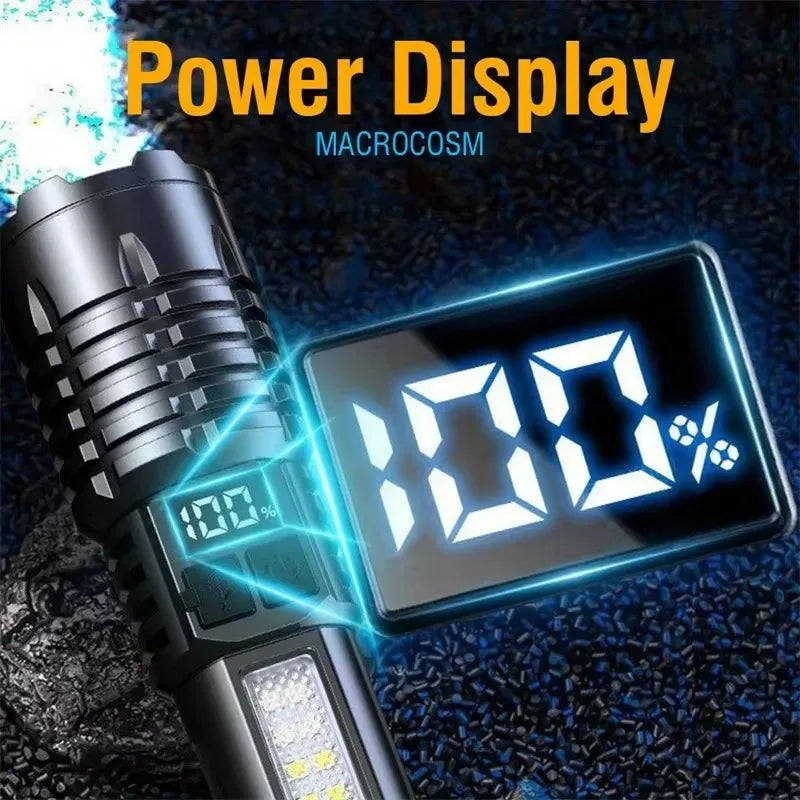 Powerful LED Flashlight –Rechargeab le Torch for Camping