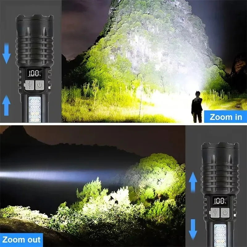 Powerful LED Flashlight –Rechargeab le Torch for Camping