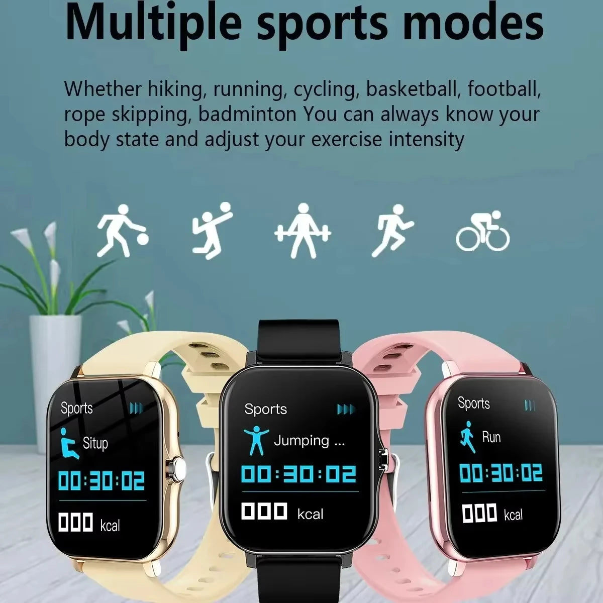 Xiaomi Smart Watch β Waterproof Fitness Tracker with Heart Rate Monitor