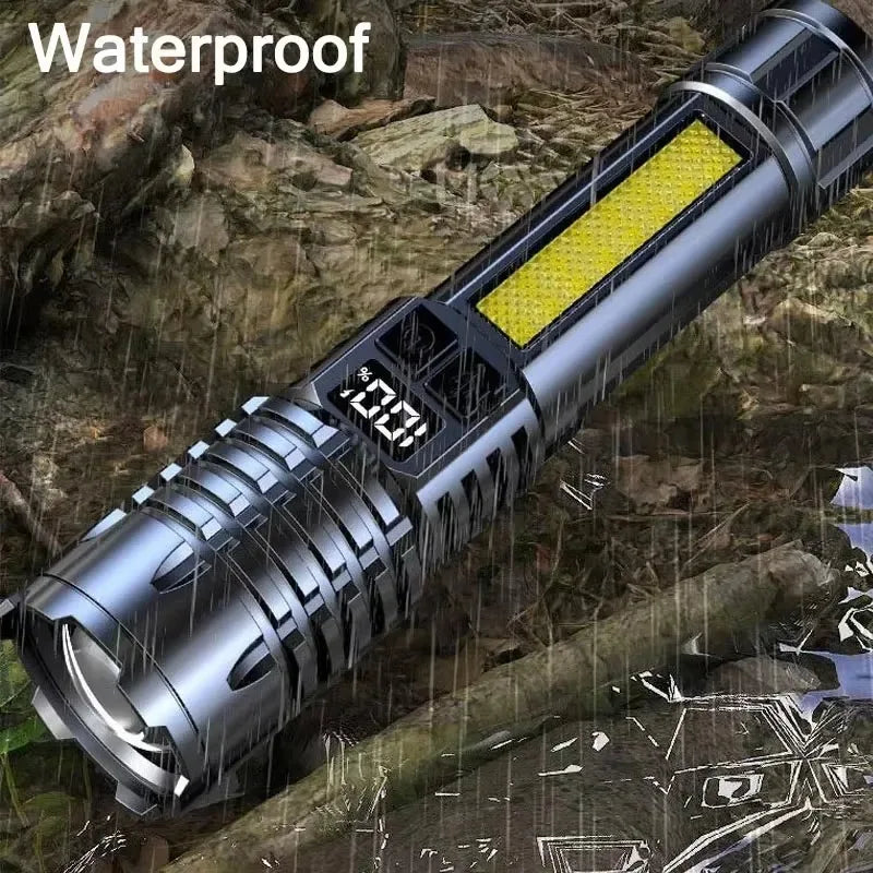 Powerful LED Flashlight –Rechargeab le Torch for Camping