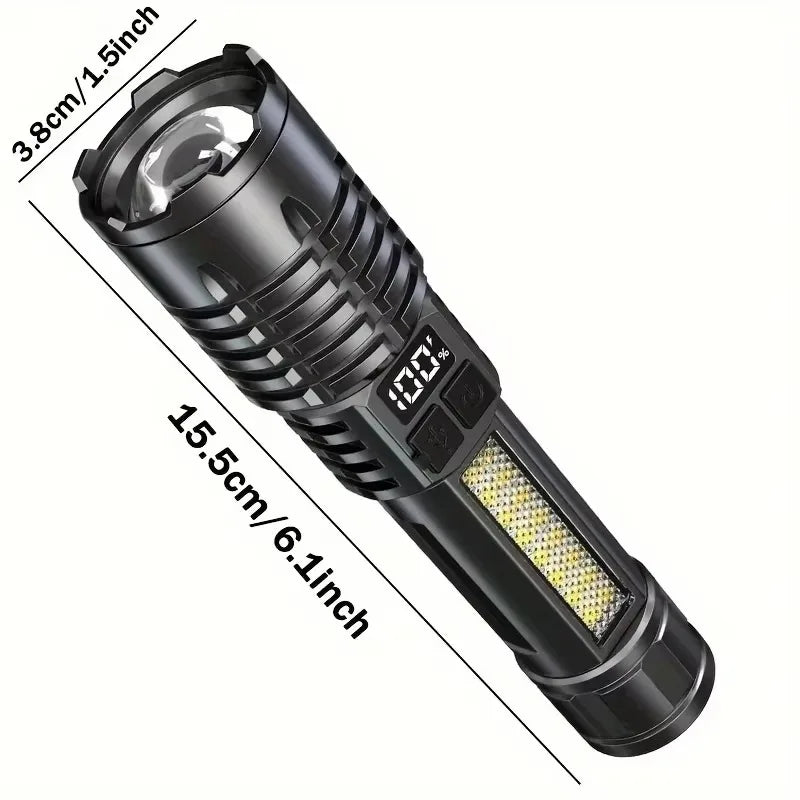 Powerful LED Flashlight –Rechargeab le Torch for Camping