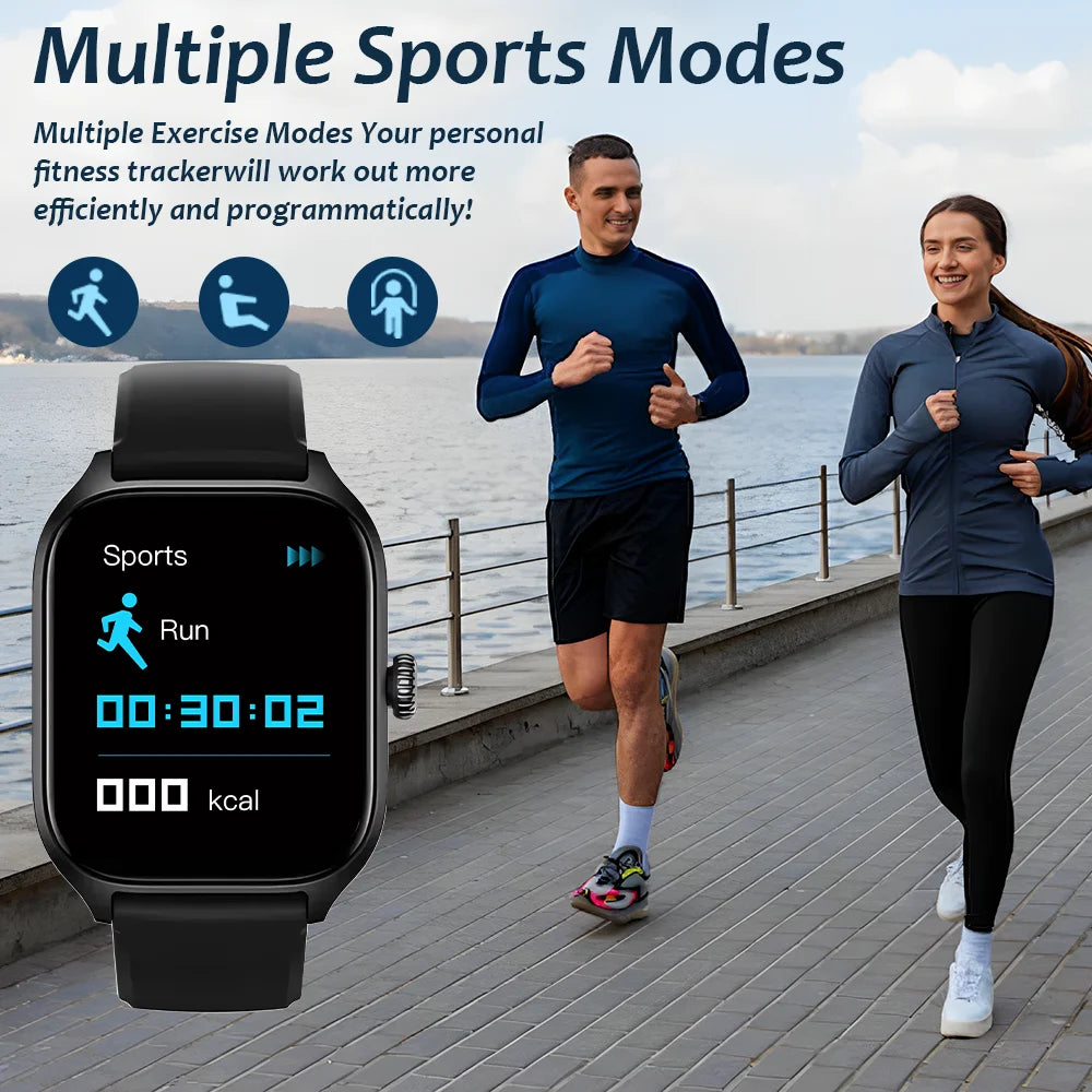 KESHUYOU New Smart Watch H9 Pro MAX 2.01-inch HD Display Bluetooth Call Message Alert Sports Mode Smartwatch For Men Women