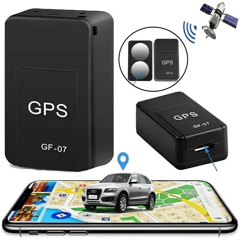 GF07 Mini Magnetic GPS Tracker – Real-Time Car & Pet Locator