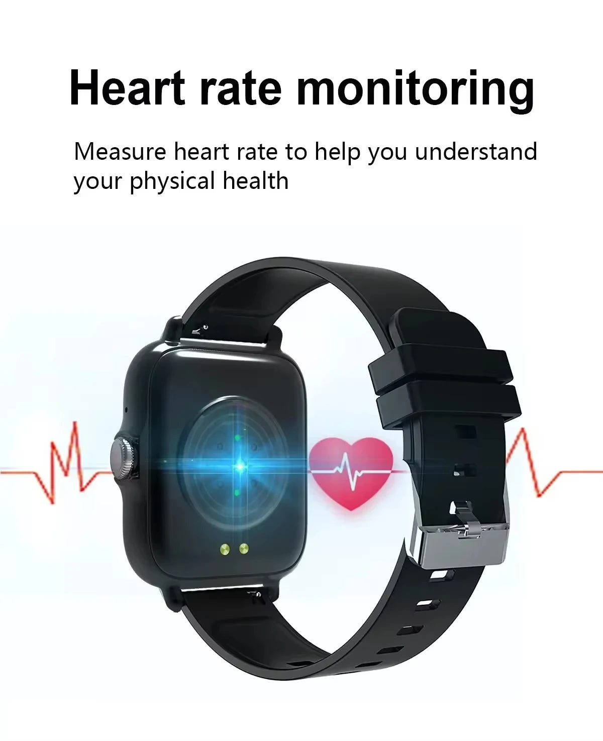 Xiaomi Smart Watch β Waterproof Fitness Tracker with Heart Rate Monitor
