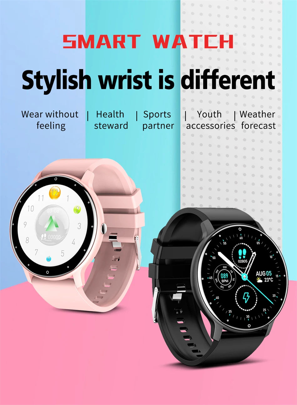 LIGE Smart Watch – Bluetooth 5.2 Waterproof Fitness Tracker with Calls
