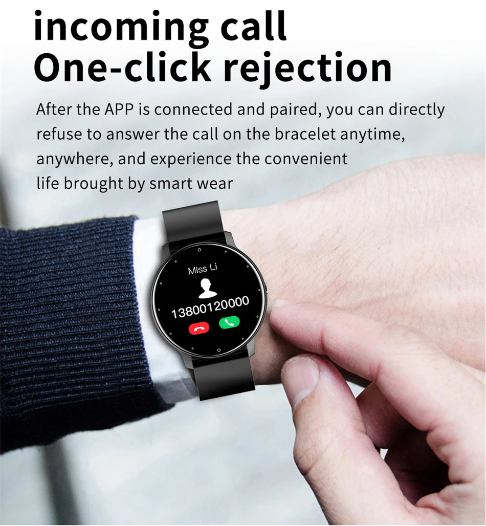 LIGE Smart Watch – Bluetooth 5.2 Waterproof Fitness Tracker with Calls