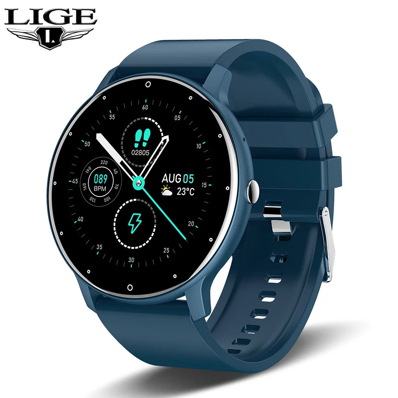 LIGE Smart Watch – Bluetooth 5.2 Waterproof Fitness Tracker with Calls