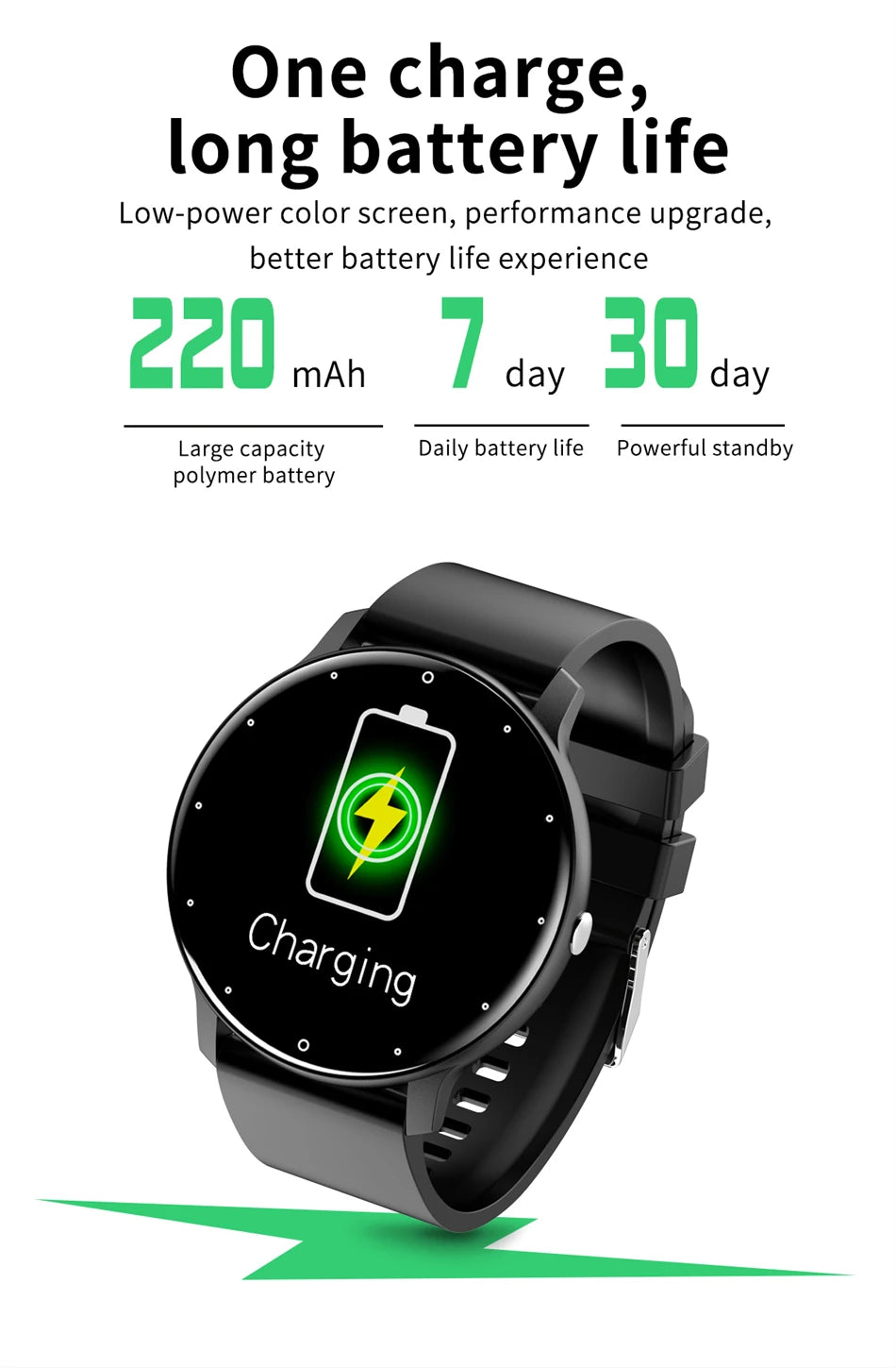 LIGE Smart Watch – Bluetooth 5.2 Waterproof Fitness Tracker with Calls