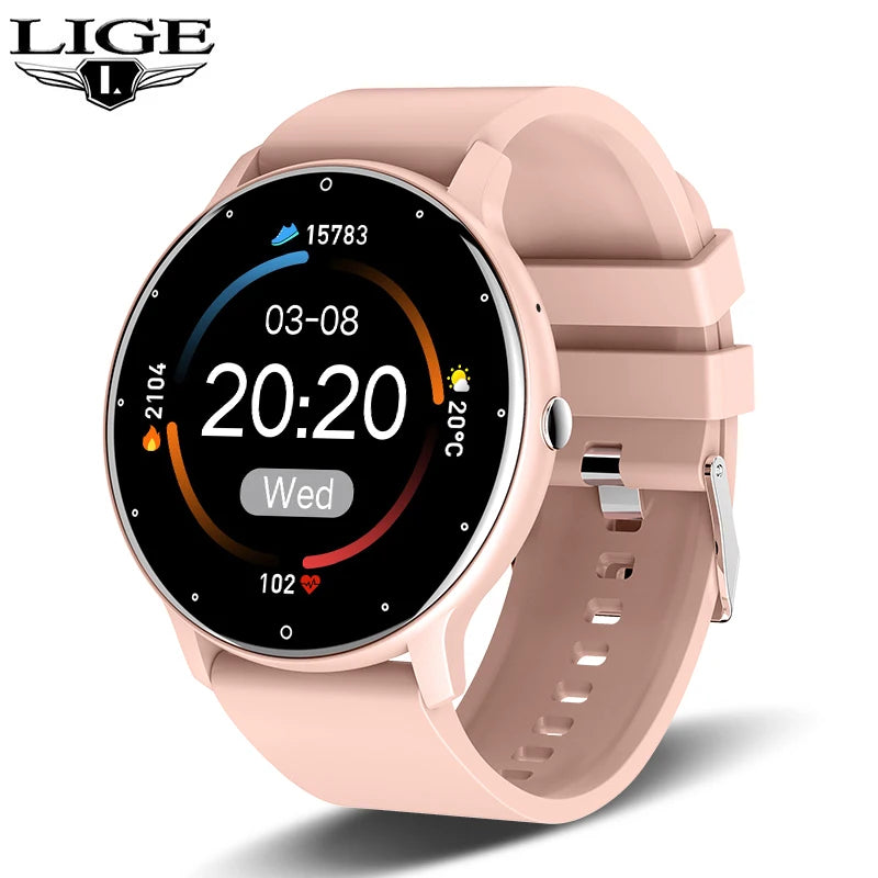 LIGE Smart Watch – Bluetooth 5.2 Waterproof Fitness Tracker with Calls