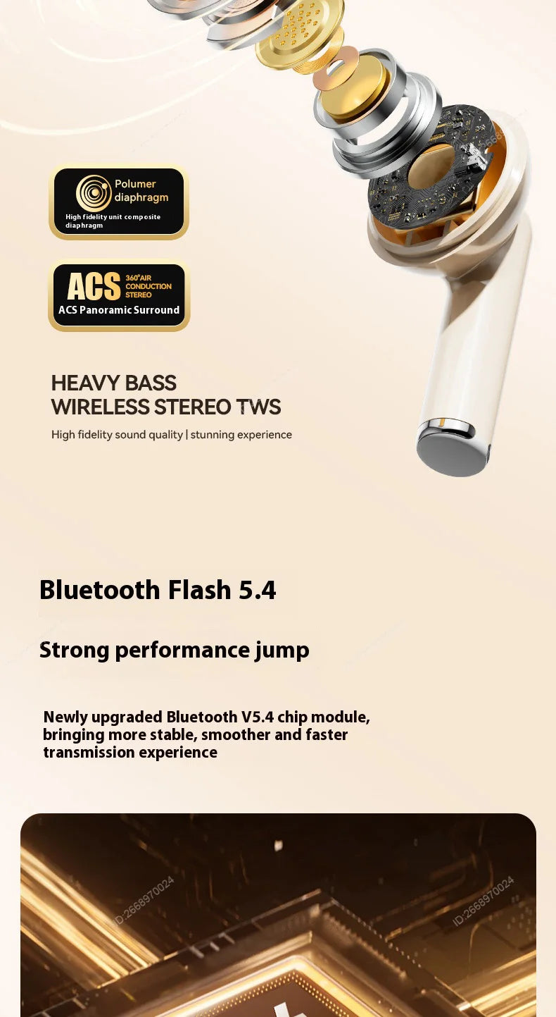 True Wireless In-Ear Headphones – Balanced Armature, Premium Sound & Comfortable Fit for Sports & Gaming