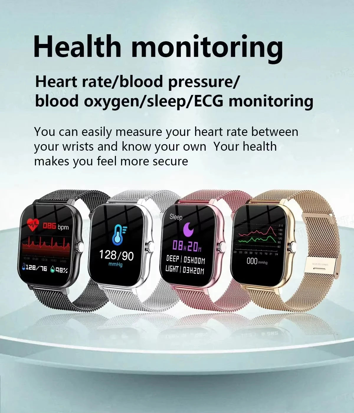 Xiaomi Smart Watch β Waterproof Fitness Tracker with Heart Rate Monitor