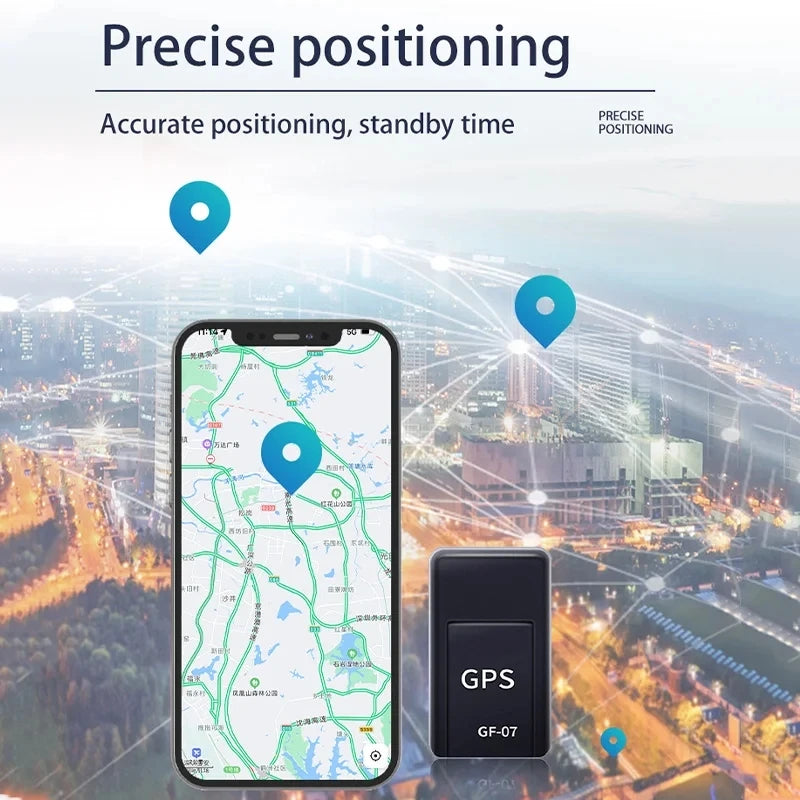 GF07 Mini Magnetic GPS Tracker – Real-Time Car & Pet Locator