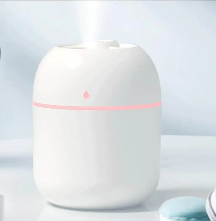 USB Mini Aroma Diffuser 250ML – Ultrasonic Air Humidifier with LED Light