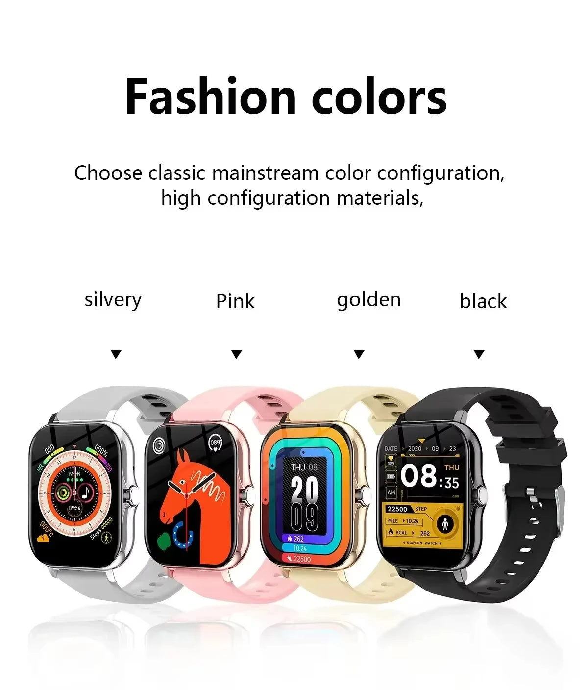 Xiaomi Smart Watch β Waterproof Fitness Tracker with Heart Rate Monitor