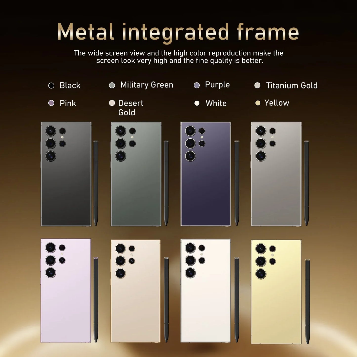 2025 New S25 Ultra 7.3HD Cellphones Global Version 5G Original Dual SIM 7800mAh Mobile Phones