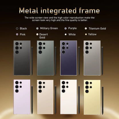 2025 New S25 Ultra 7.3HD Cellphones Global Version 5G Original Dual SIM 7800mAh Mobile Phones