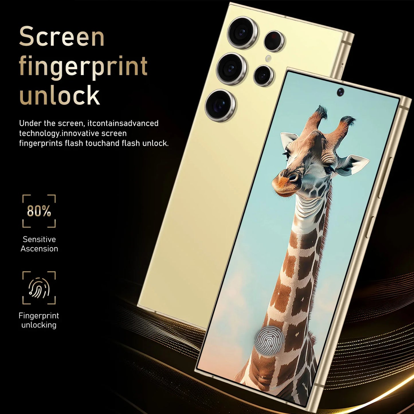 2025 New S25 Ultra 7.3HD Cellphones Global Version 5G Original Dual SIM 7800mAh Mobile Phones