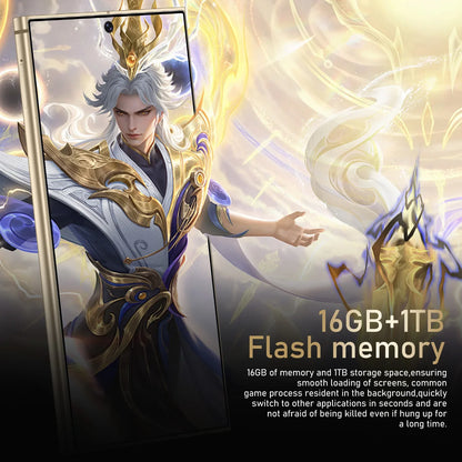 2025 New S25 Ultra 7.3HD Cellphones Global Version 5G Original Dual SIM 7800mAh Mobile Phones