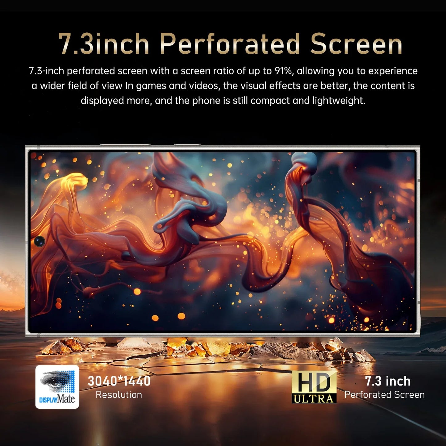 2025 New S25 Ultra 7.3HD Cellphones Global Version 5G Original Dual SIM 7800mAh Mobile Phones