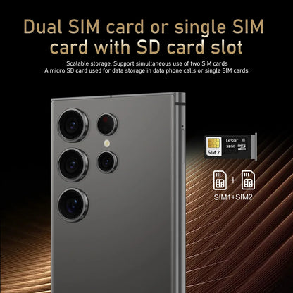 2025 New S25 Ultra 7.3HD Cellphones Global Version 5G Original Dual SIM 7800mAh Mobile Phones