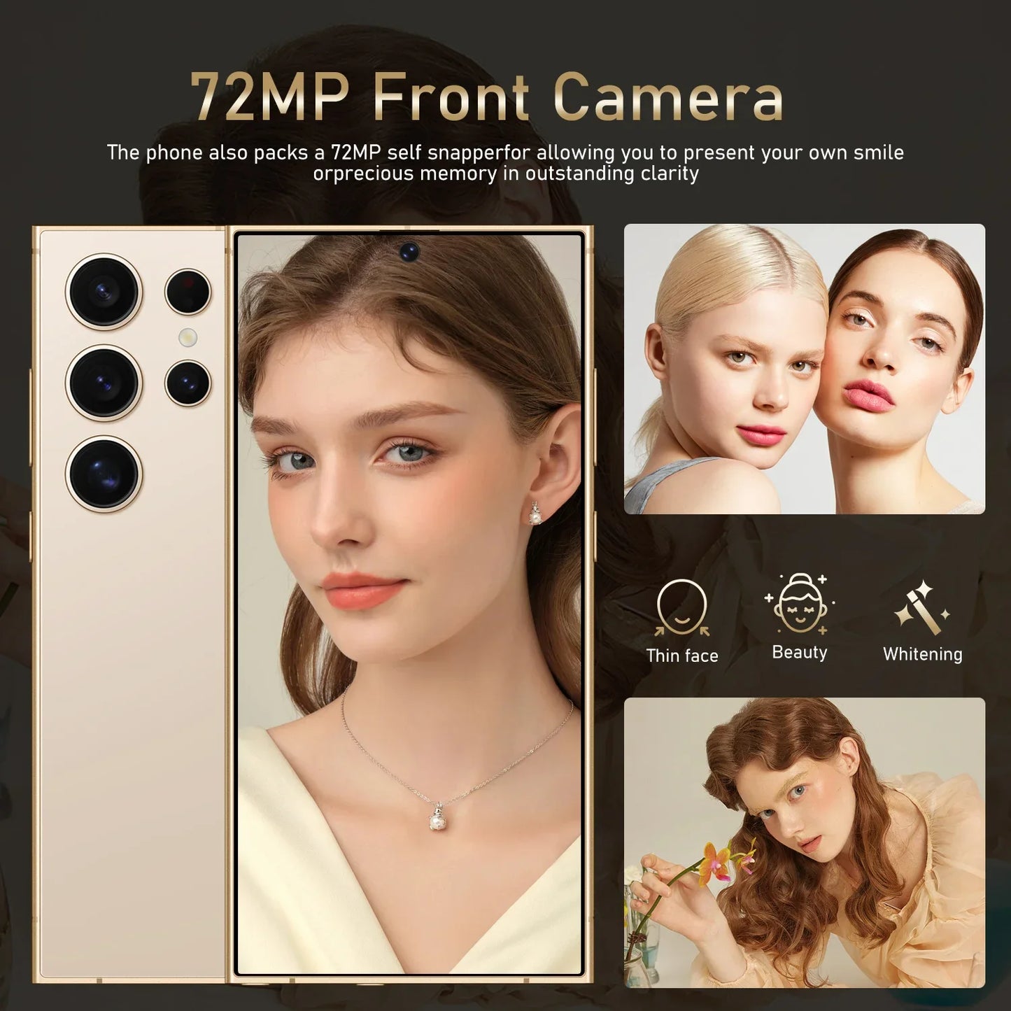2025 New S25 Ultra 7.3HD Cellphones Global Version 5G Original Dual SIM 7800mAh Mobile Phones