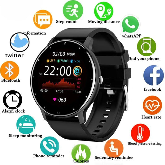 LIGE Smart Watch – Bluetooth 5.2 Waterproof Fitness Tracker with Calls