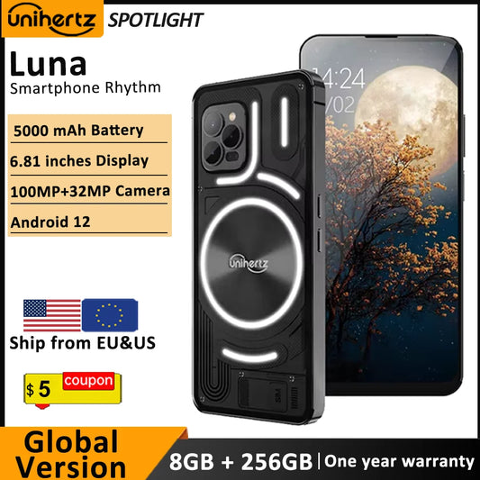 Unihertz Luna Smartphone 8GB 256GB 108MP G99