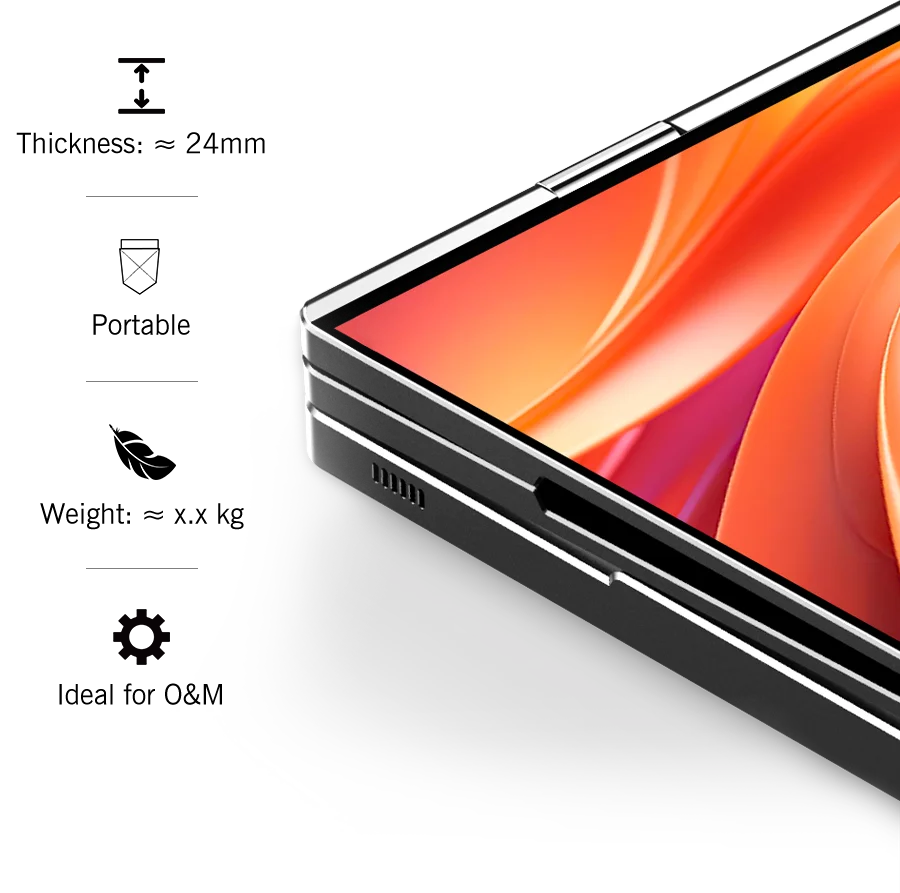 New 2025 Version GPD DUO 13 Inch Dual Touch Screen HX 370 Processor 32GB RAM 1TB SSD