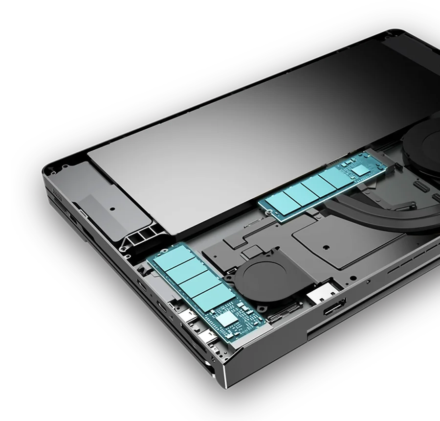 New 2025 Version GPD DUO 13 Inch Dual Touch Screen HX 370 Processor 32GB RAM 1TB SSD