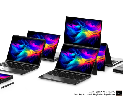 New 2025 Version GPD DUO 13 Inch Dual Touch Screen HX 370 Processor 32GB RAM 1TB SSD