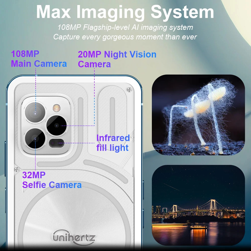 Unihertz Luna Smartphone 8GB 256GB 108MP G99
