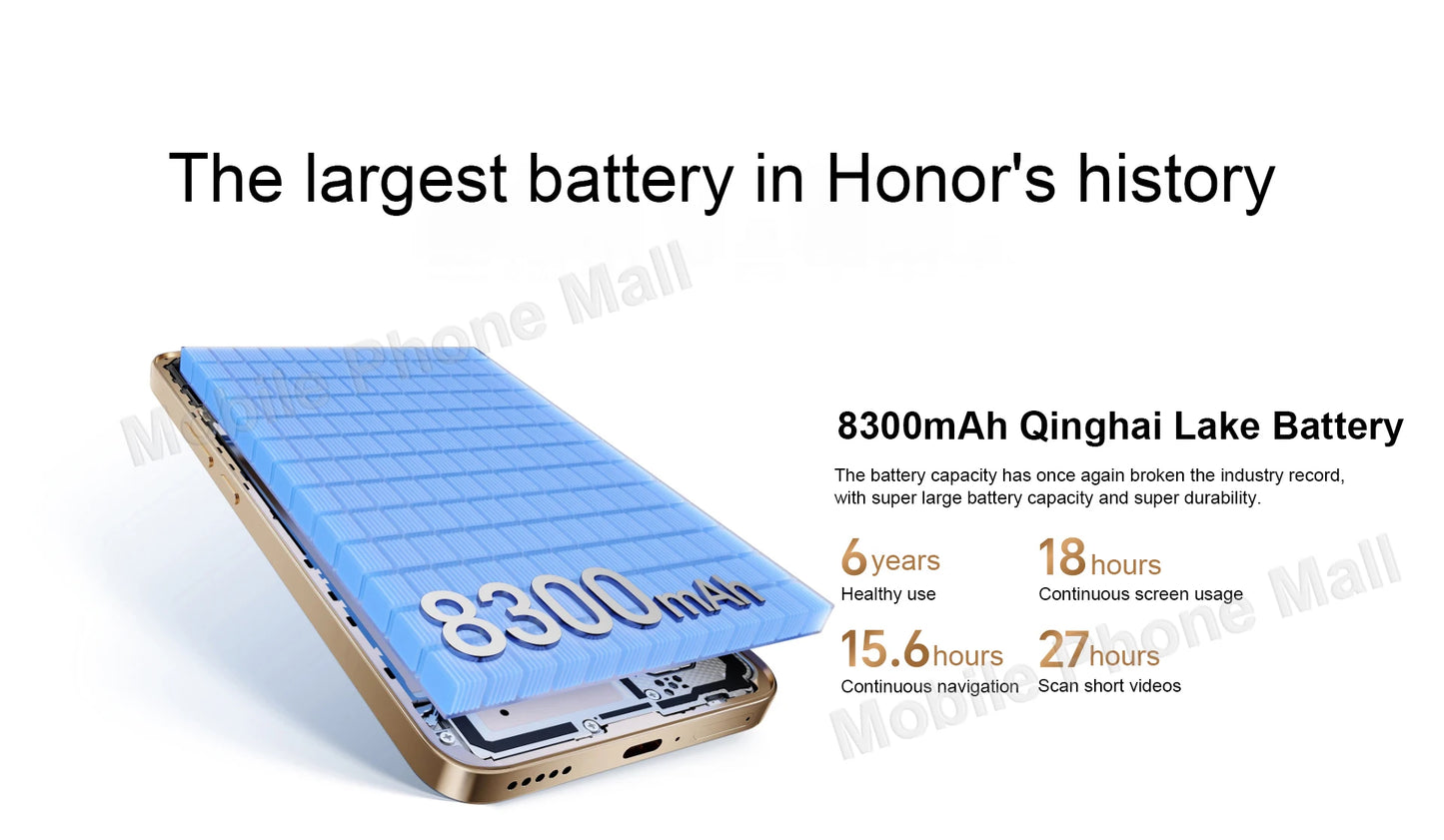 2025 Original HONOR X70 5G Mobile Phone Battery 8300mAh
