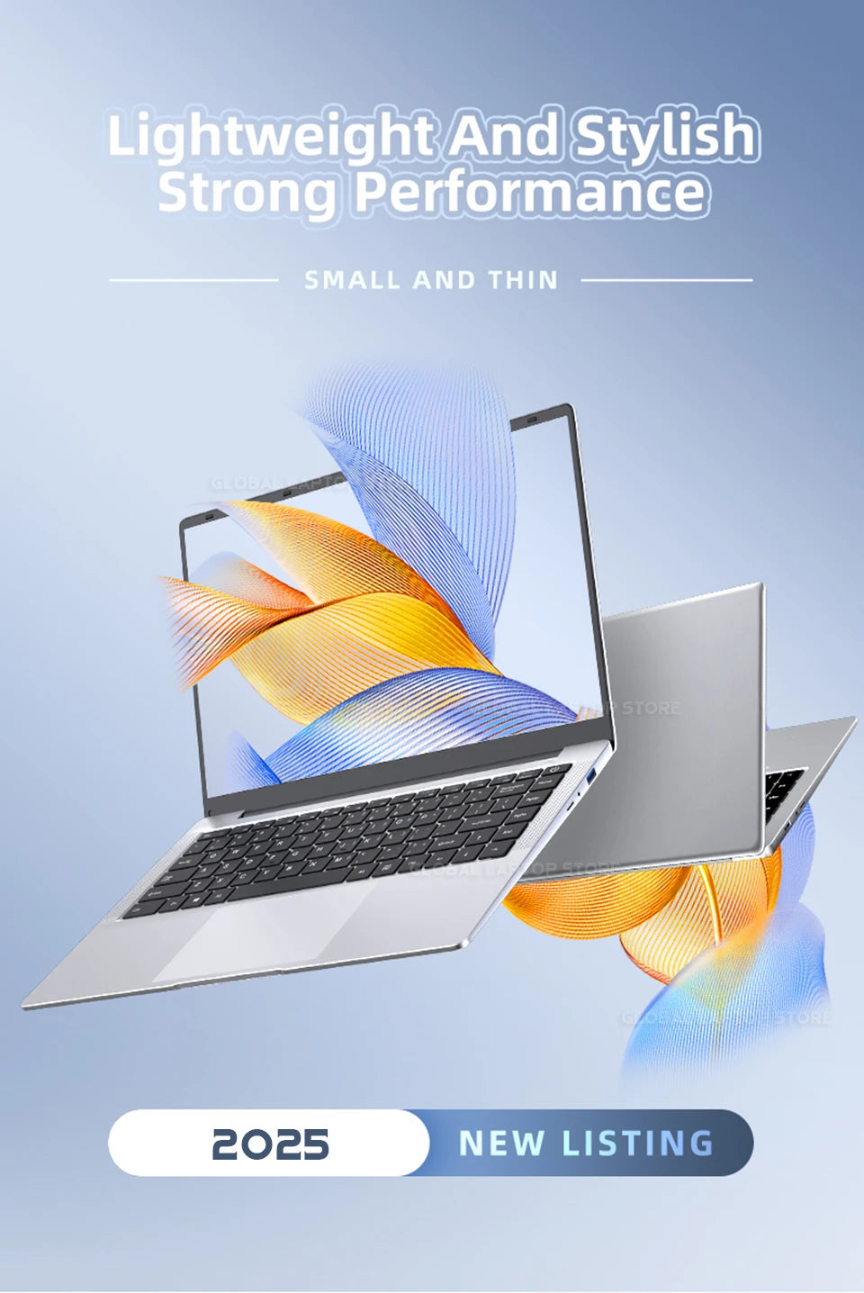 Laptop Computer Windows 11 Pro Intel Atom A3950 2025 12GB RAM 512GB 1TB 2TB SSD 1920*1080P