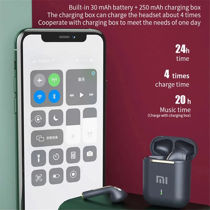 XIAOMI J18 Wireless Bluetooth Earbuds – TWS In-Ear Headphones with Mic & Touch Control, Sport & Gaming