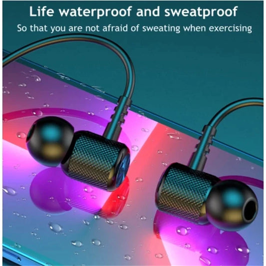 Wireless Bluetooth Neckband Earphones – In-Ear Sports Headset with Mic