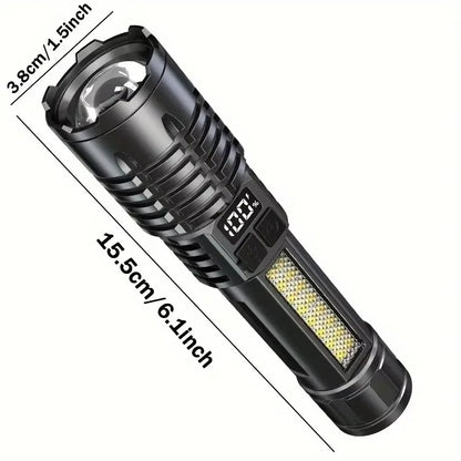 Powerful LED Flashlight –Rechargeab le Torch for Camping