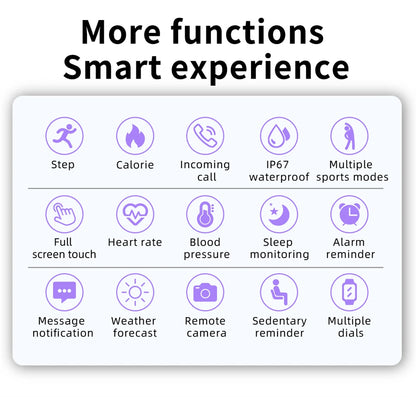 LIGE Smart Watch – Bluetooth 5.2 Waterproof Fitness Tracker with Calls