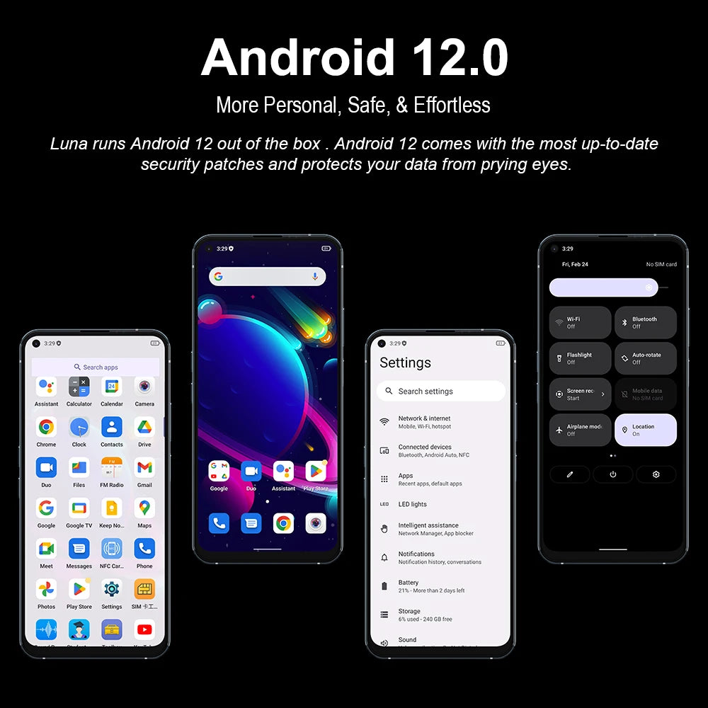 Unihertz Luna Smartphone 8GB 256GB 108MP G99