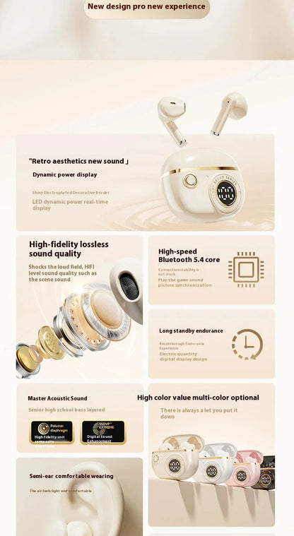 True Wireless In-Ear Headphones – Balanced Armature, Premium Sound & Comfortable Fit for Sports & Gaming