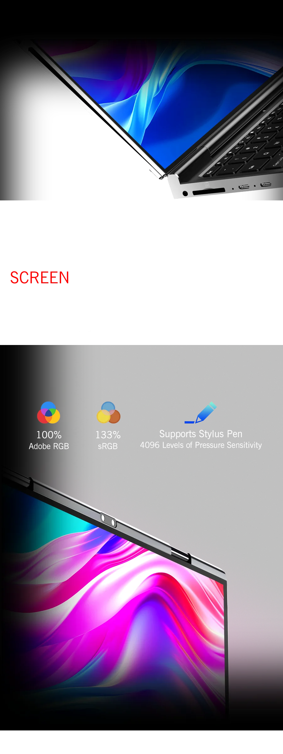 New 2025 Version GPD DUO 13 Inch Dual Touch Screen HX 370 Processor 32GB RAM 1TB SSD