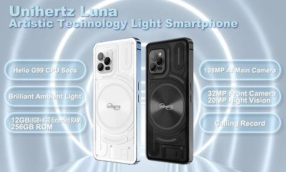 Unihertz Luna Smartphone 8GB 256GB 108MP G99