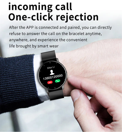 LIGE Smart Watch – Bluetooth 5.2 Waterproof Fitness Tracker with Calls