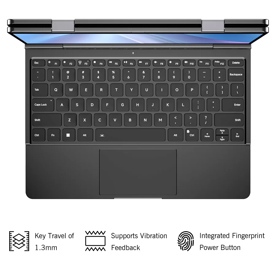 New 2025 Version GPD DUO 13 Inch Dual Touch Screen HX 370 Processor 32GB RAM 1TB SSD