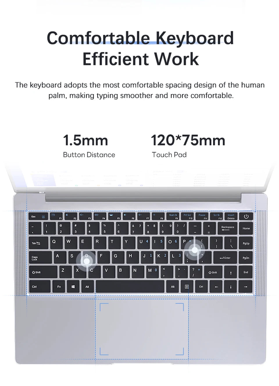 Laptop Computer Windows 11 Pro Intel Atom A3950 2025 12GB RAM 512GB 1TB 2TB SSD 1920*1080P