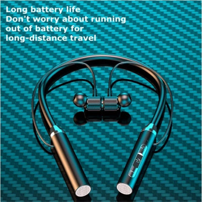 Wireless Bluetooth Neckband Earphones – In-Ear Sports Headset with Mic